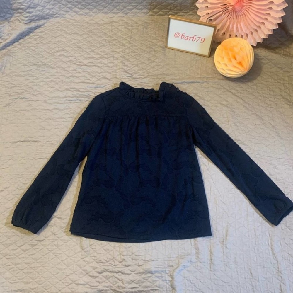 BANANA Republic Blue High Neck Top XXS P